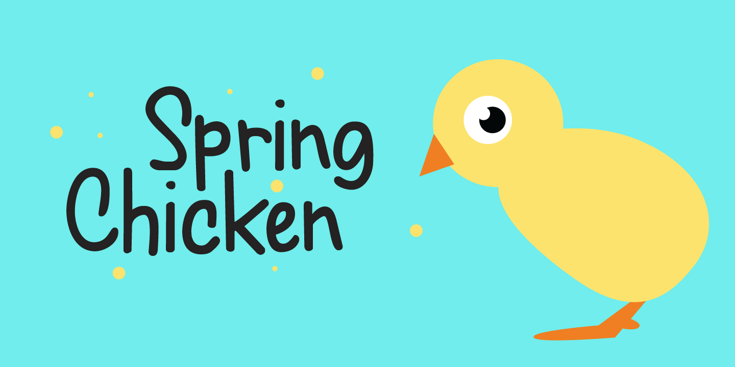 Spring Chicken DEMO font